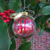 Monogrammed Christmas Ornament