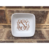 Monogrammed Ring Dish