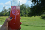 Flamingo Flute Glass