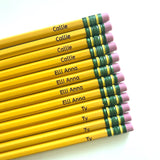 Personalized #2 Pencils 12 ct