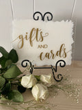 Gifts & Cards Acrylic Sign