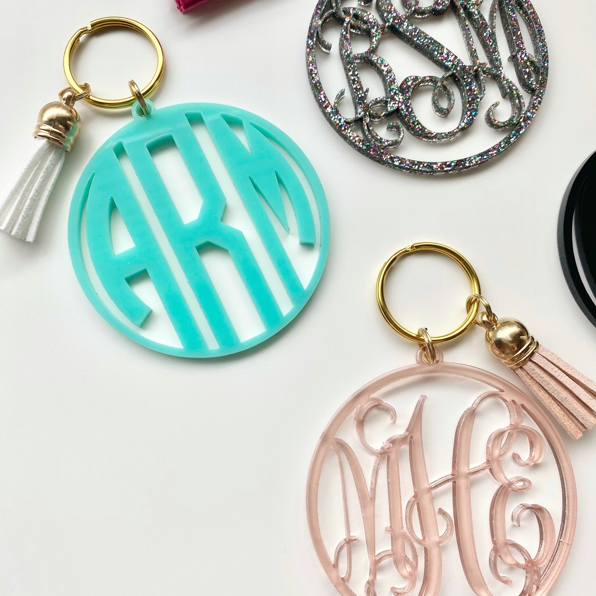 Acrylic Monogram Keychain – Southern Society Company