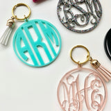 Acrylic Monogram Keychain