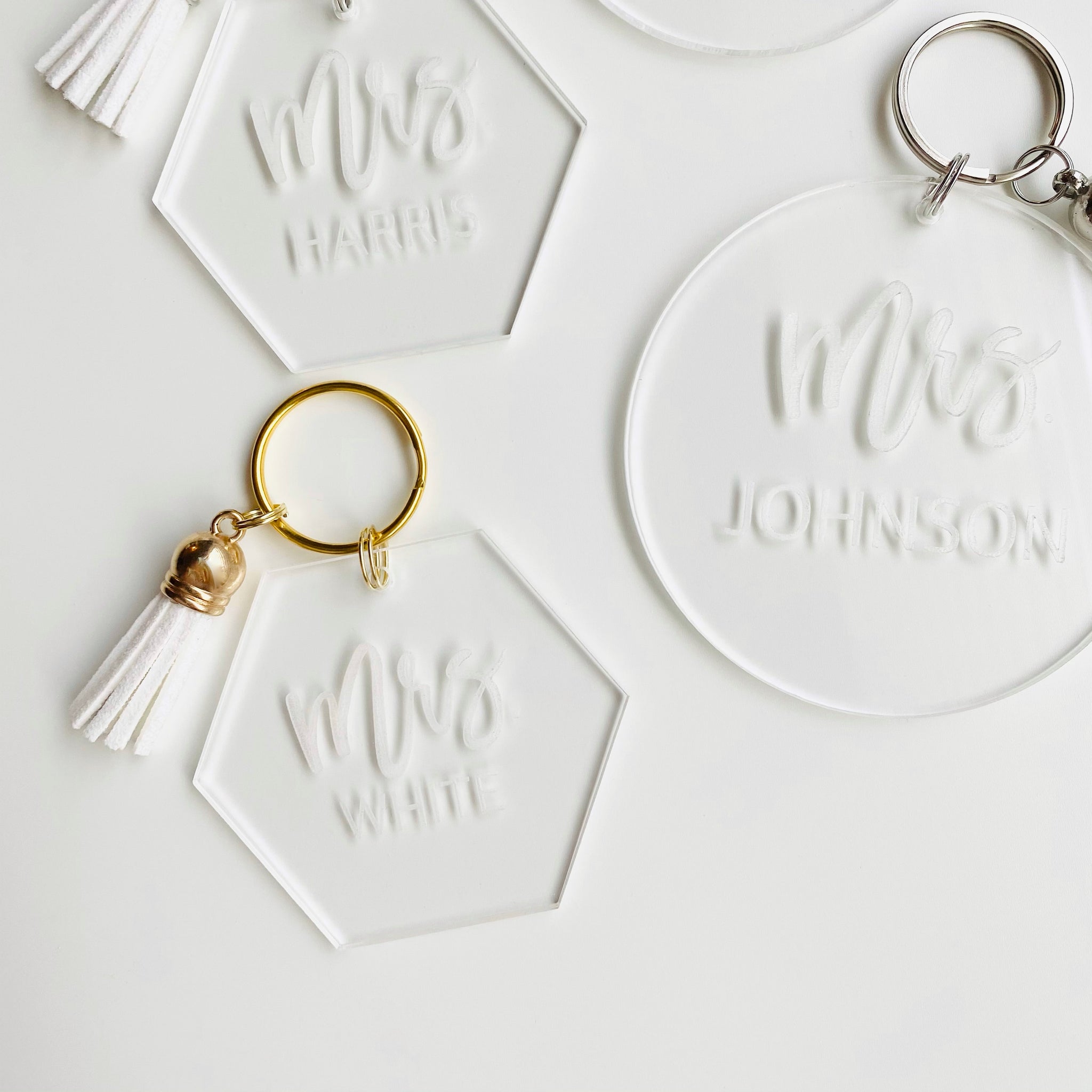 Script Letter Keychain – Southern Society Company