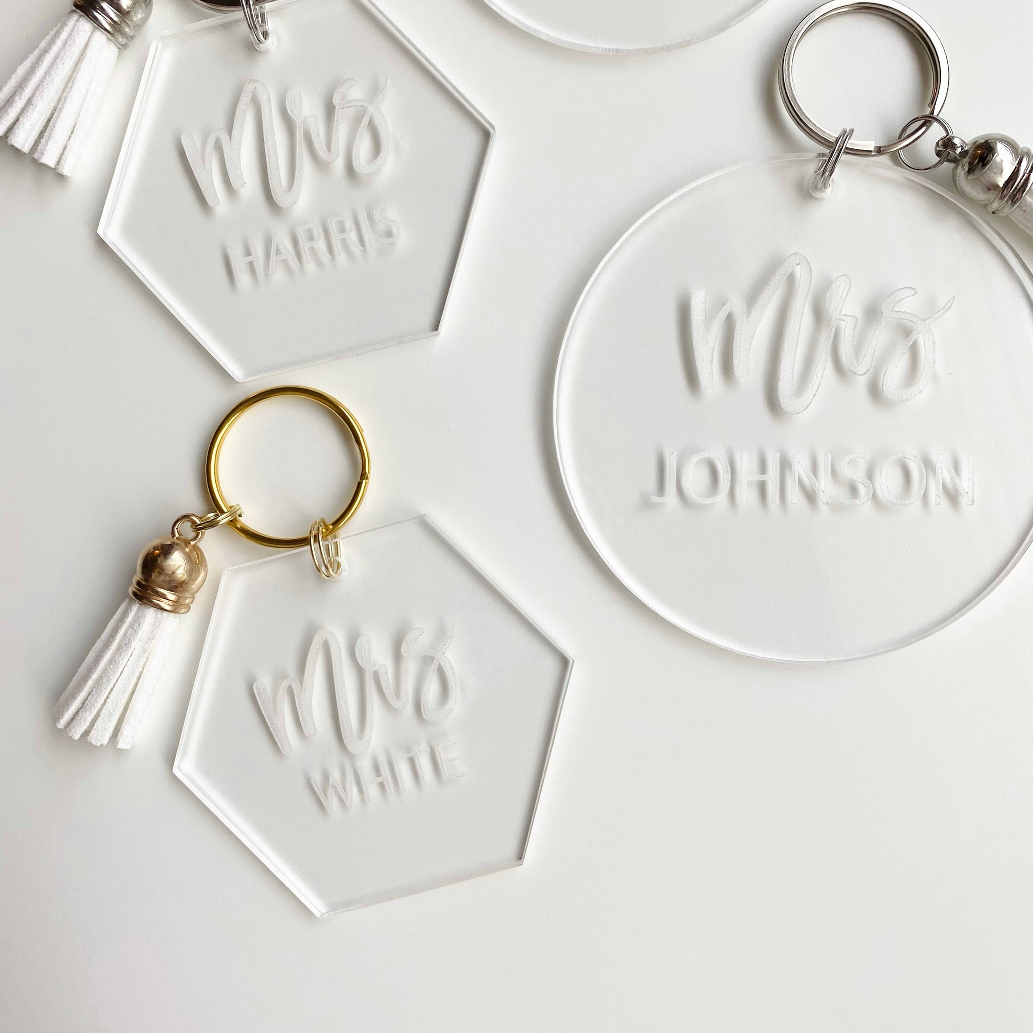 Engraved Personalized Keychain – Creatively Southern