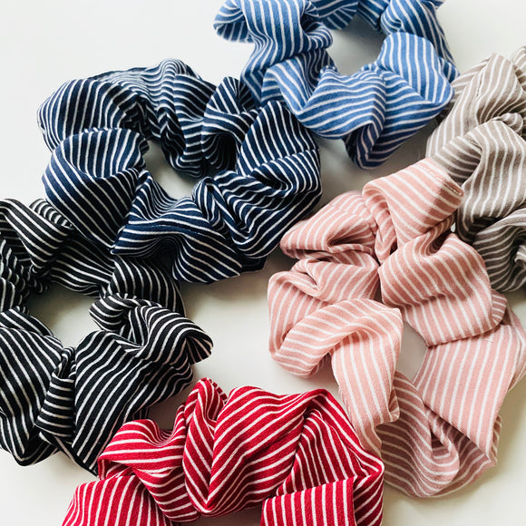 Striped Scrunchie