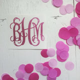 Custom Size Monogram