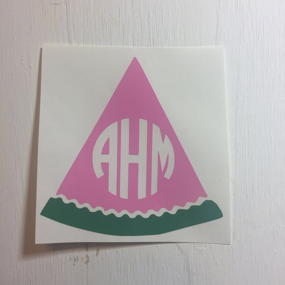 Watermelon Monogram