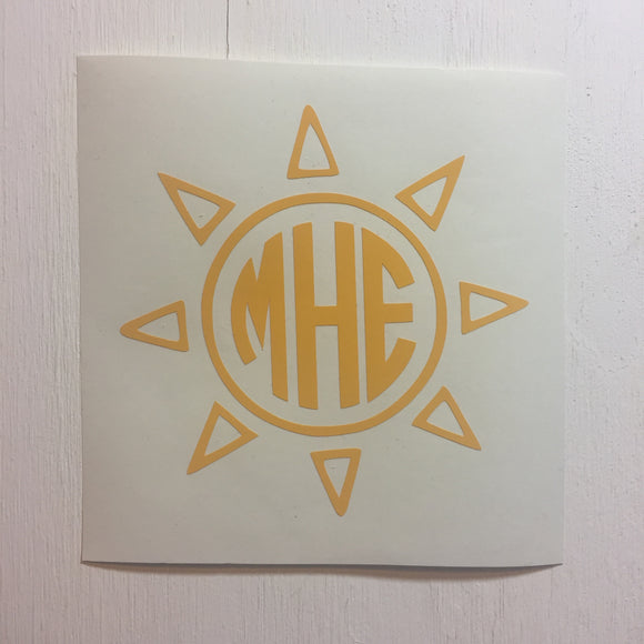 Sun Monogram