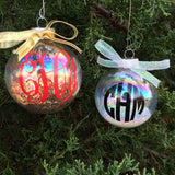 Monogrammed Christmas Ornament