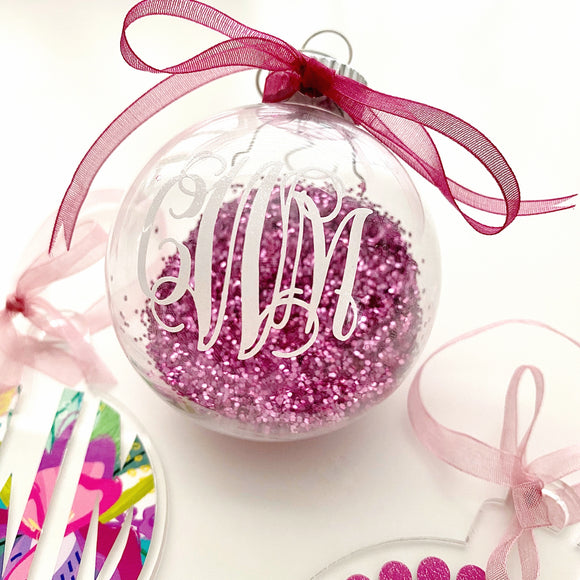 Monogrammed Christmas Ornament