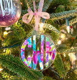 Monogrammed Ornament